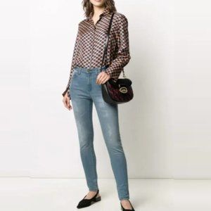 Michael Kors medium wash skinny jeans 10